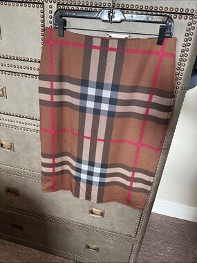 Fun designer print midi skirt